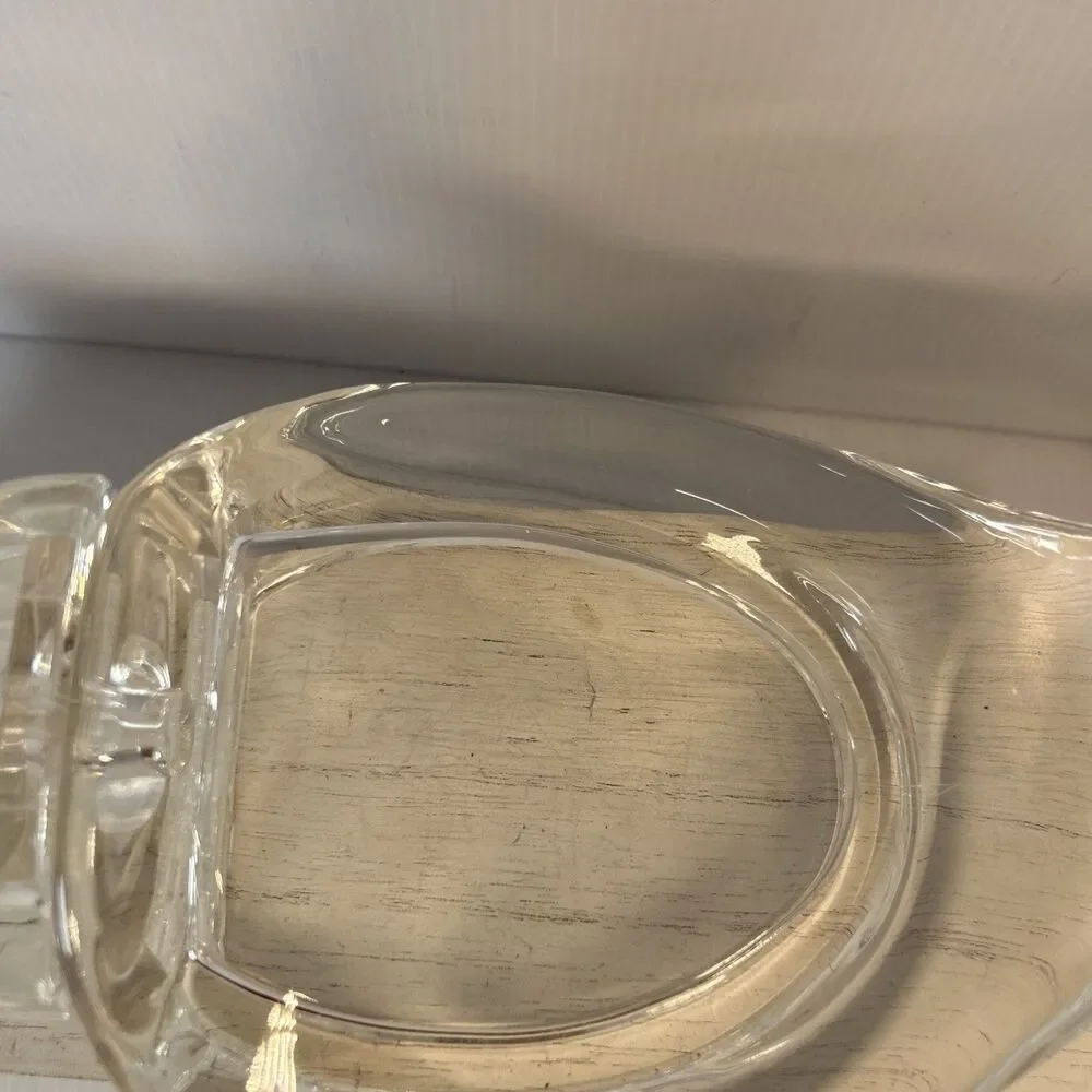 Vintage Lucite Acrylic Swan Towel Holder Clear Mid-century Modern Bath Kitchen